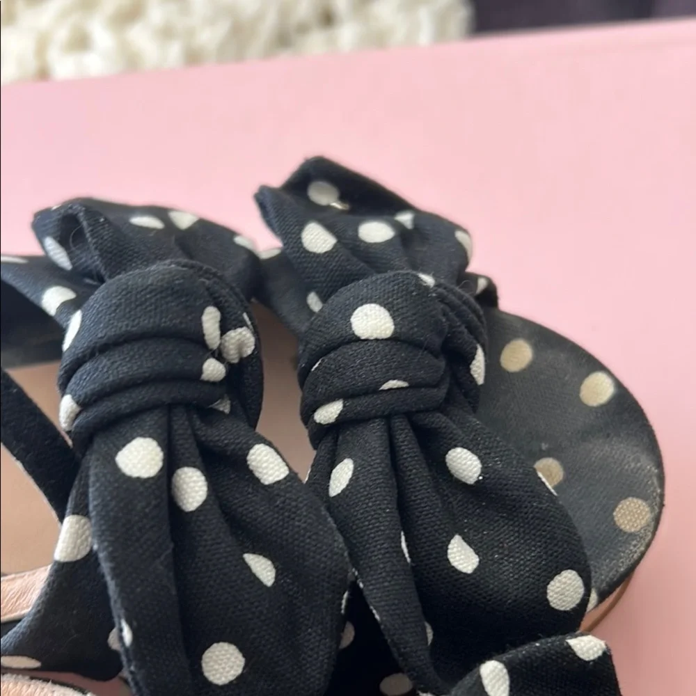 Kate Spade Black and White Platform Shoes